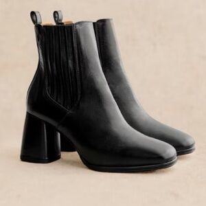 Sezane Dorie Boots Smooth black,